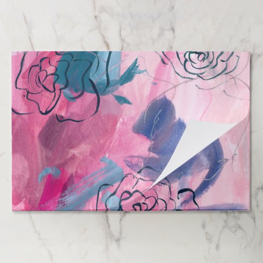 インナー音楽 – フローラスケッチ ペーパーパッド (折り畳み)