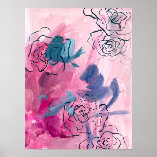 インナー音楽 – フローラスケッチ ポスター (正面)