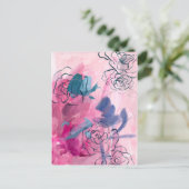 インナー音楽 – フローラスケッチ ポストカード (スタンド正面)