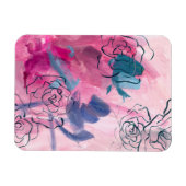 インナー音楽 – フローラスケッチ マグネット (横)