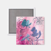 インナー音楽 – フローラスケッチ マグネット (正面/裏面)