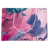 インナー音楽 – フローラスケッチ ラージペーパーバッグ (正面)