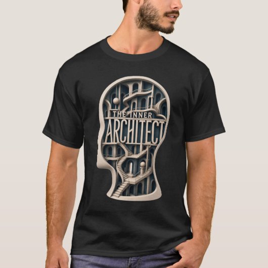 インナー・アーキテクト — 人間の心の構造 Tシャツ (正面)
