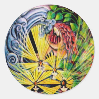 インナー・ジャーニー・マンダラ・ステッカー ラウンドシール