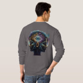 インナー・ビジョン:潜在意識の瞑想的マインドロン Tシャツ (裏面フル)