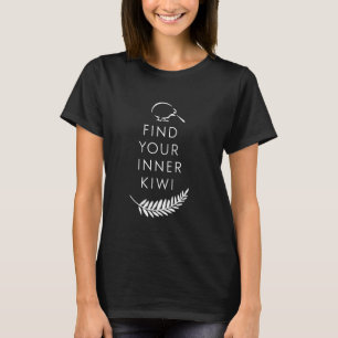 インナーKiwiニュージーランドのお土産を見つける Tシャツ