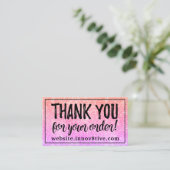 インノフ8ポジティブサンキューカード 名刺 (スタンド正面)