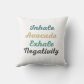 インハレアボカドエクシェールネガティビティ装飾用クッション クッション (裏面)