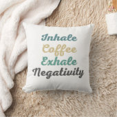 インハレコーヒーエキシェールネガティビティ装飾用クッション クッション (ブランケット)