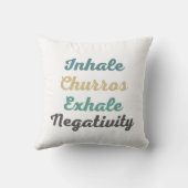 インハレチュロスEXHALEネガティビティ装飾用クッション クッション (裏面)