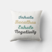 インハレバカルハウエクシェールネガティビティ装飾用クッション クッション (裏面)