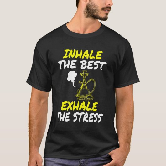 インハレホカストレスリリースシーシャ喫煙1 Tシャツ (正面)