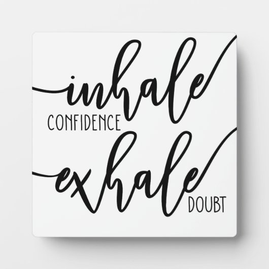 インハレ自信エクスハールダウトオフィスサイン フォトプラーク (正面)