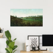 インバネス遊クラブでのゴルファーの見解 ポスター (ホームオフィス)