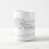 インバレーキャッスルスコットランド コーヒーマグカップ (中央)