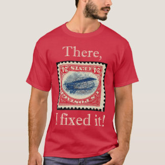 インバーテッド・ジェニー切手 コレクション 面白い裏返し趣味 Tシャツ