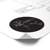 インバート：生物の木を探索する ポスター (角)