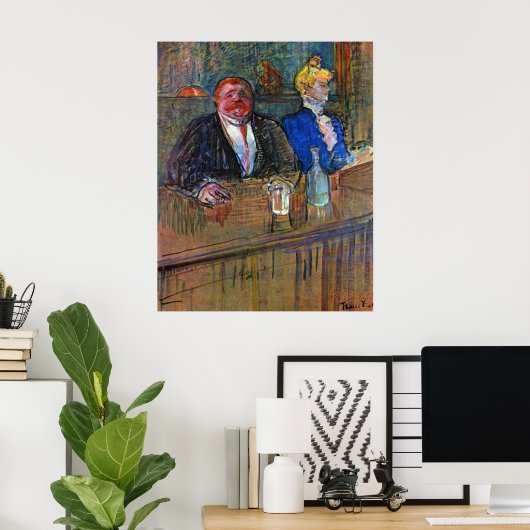 インバーバイトゥールーズロートレック，ヴィンテージファインアート ポスター (ホームオフィス)