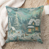 インパストクリスマスモチーフホリデーウィムシーグリーン クッション (ブランケット)