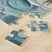 インパストクリスマスモチーフホリデーウィムシーグリーン ジグソーパズル (側面)