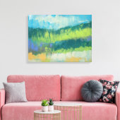 インパストフィールドII キャンバスプリント (インサイチュ (リビング))