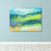 インパストフィールドII キャンバスプリント (インサイチュ (ウッドフロア))