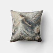 インパストフェイクレリーフ、 浮き彫りエンジェルアート装飾用クッション クッション (裏面)