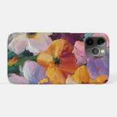 インパストフラワーペインティング iPhoneケース Case-Mate iPhoneケース (裏面(横))