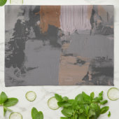 インパスト抽象芸術I キッチンタオル (折り畳み)