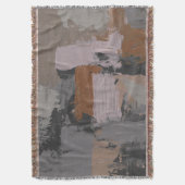 インパスト抽象芸術I スローブランケット (正面縦)