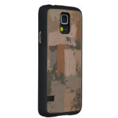 インパスト抽象芸術I CarvedメープルGalaxy S5スリムケース (右)