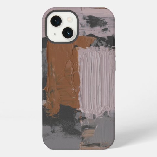 インパスト抽象 I iPhoneケース (裏面)