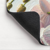 インパスト絵を描ーバタフライとラン マウスパッド (コーナー)