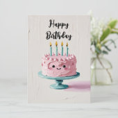 インパスト 誕生日ケーキ シーズンカード (スタンド正面)