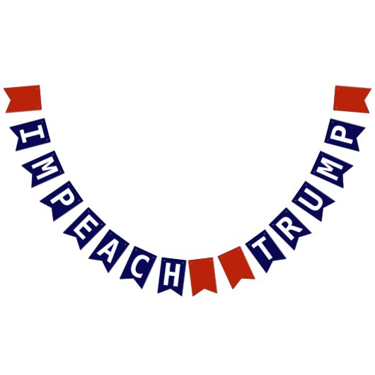 インパチトランプ赤白青 バンティングフラッグ (全)