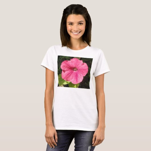 インパティエンズダークピンクレディースTシャツ Tシャツ (正面フル)