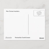 インパティエンズピンク白ポストカード ポストカード (裏面)