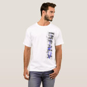 インパラのVertの青いv2 Tシャツ (正面フル)