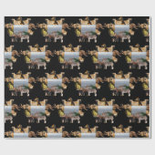 インパラヒルワイルドライフフレームラッピング紙 ラッピングペーパー (フラット)