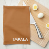 インパラブラウン色名 キッチンタオル (四つ折り)