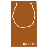 インパラブラウン色名 スモールペーパーバッグ (裏面)