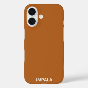 インパラブラウン色名 iPhone 16ケース