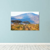 インパラ(Aepyceros Melmpus), Hluhluwe-Umfolozi キャンバスプリント (インサイチュ (ウッドフロア))