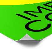 'インパルス制御顔プリント ポスター (角)