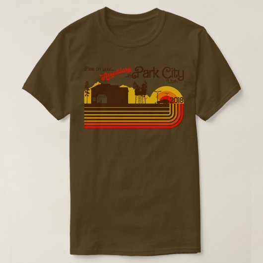 インパークシティユタレトロホラー Tシャツ (デザイン正面)
