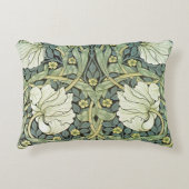 インパーネルイエローフラワーズウィリアムモリス アクセントクッション (正面)