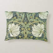 インパーネルイエローフラワーズウィリアムモリス アクセントクッション (裏面)