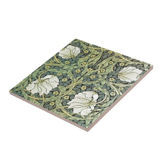 インパーネルイエローフラワーズウィリアムモリス タイル (側面)