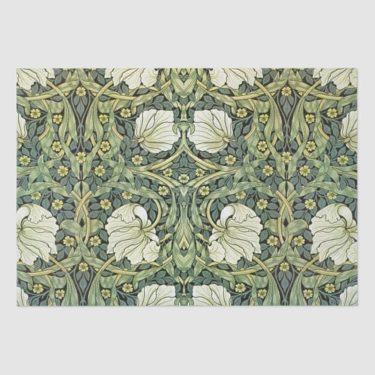 インパーネルイエローフラワーズウィリアムモリス 薄葉紙 (正面)
