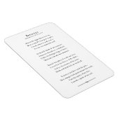 インビクタス詩感動的引用文冷蔵庫用マグネット マグネット (右側)